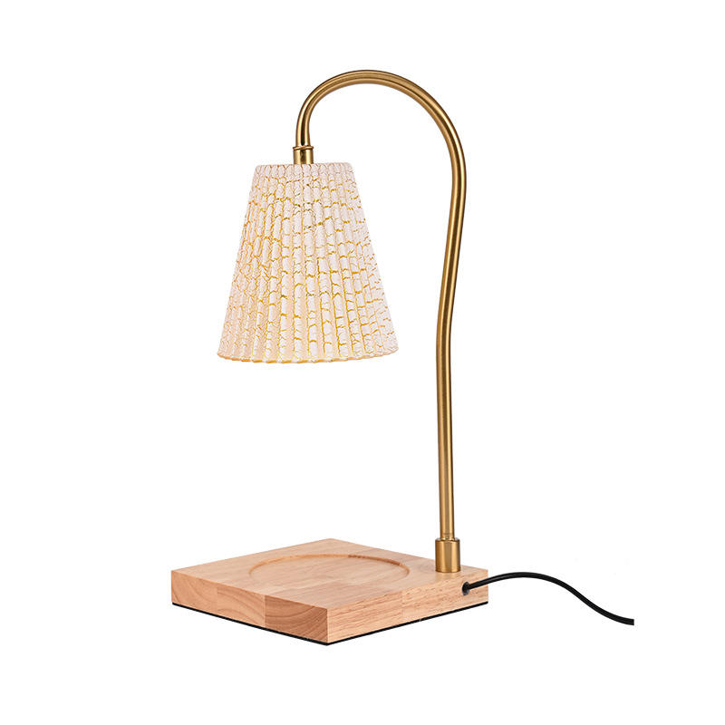 Velnio BloomGlow™ Vintage Floral Glass Candle Warmer Lamp (Dimmable & Timer)